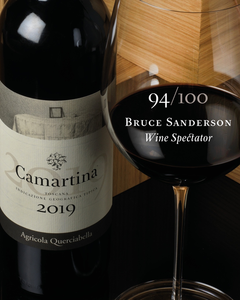 Bruce Sanderson, Senior editor at Wine Spectator, recognizes the exquisite display of the vintage character of Camartina 2019. “Fresh and infused with black currant, cherry, plum, iron and underbrush flavors. Exudes the austerity of the vintage.” —BS 94/100 #querciabella