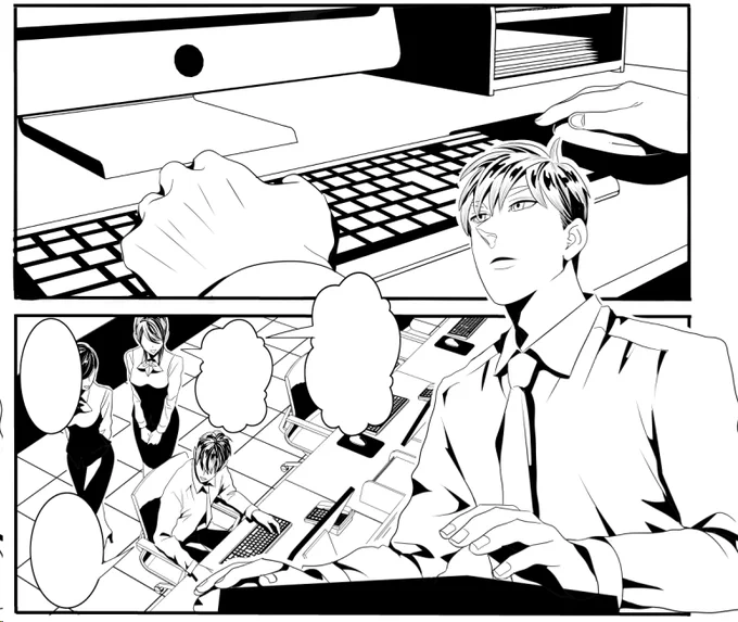 眠くて眠くて、原稿描いてる途中で寝てた・・