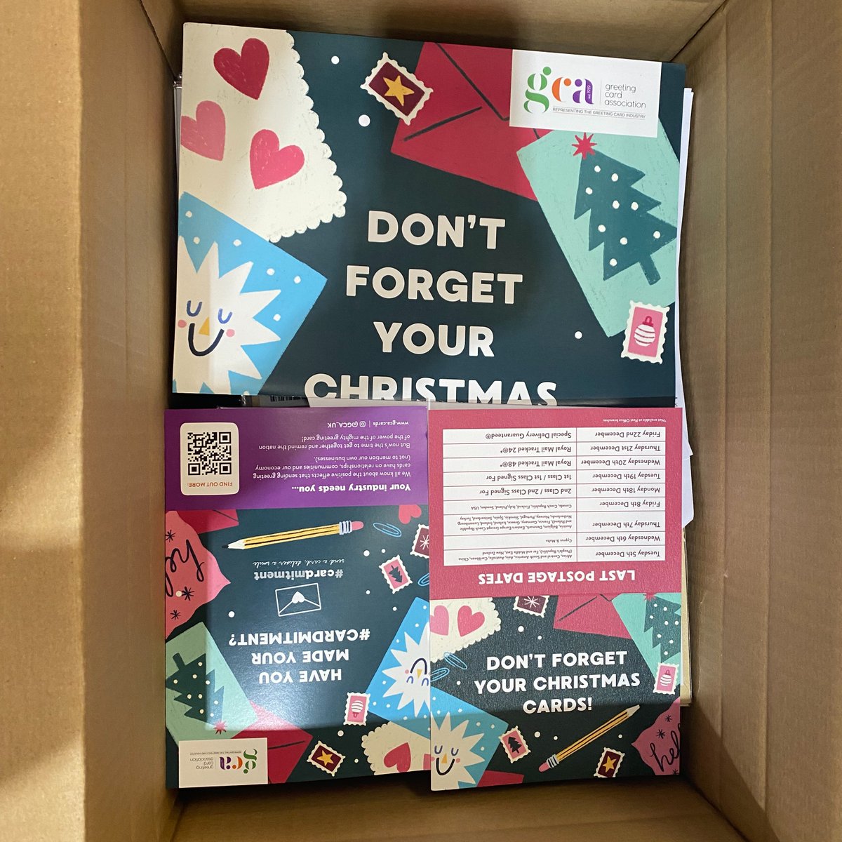 We are taking part in the #Cardmitment campaign by sending out #Cardmitment packs with orders. These can be used by retailers to remind people of the joy of sending and receiving cards at Christmas. Download the pack for free using the link below: gca.cards/cardmitment-to…