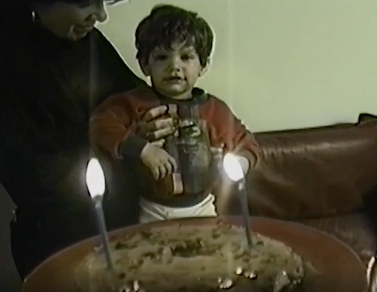 Happy birthday to our colleague @evangershkovich, who is marking his 32nd bday as he sits in Moscow’s Lefortovo Prison. This pic is from a home video that his parents shared when he was first detained. Praying they can celebrate his next bday with him in person 🙏🏼#IStandWithEvan