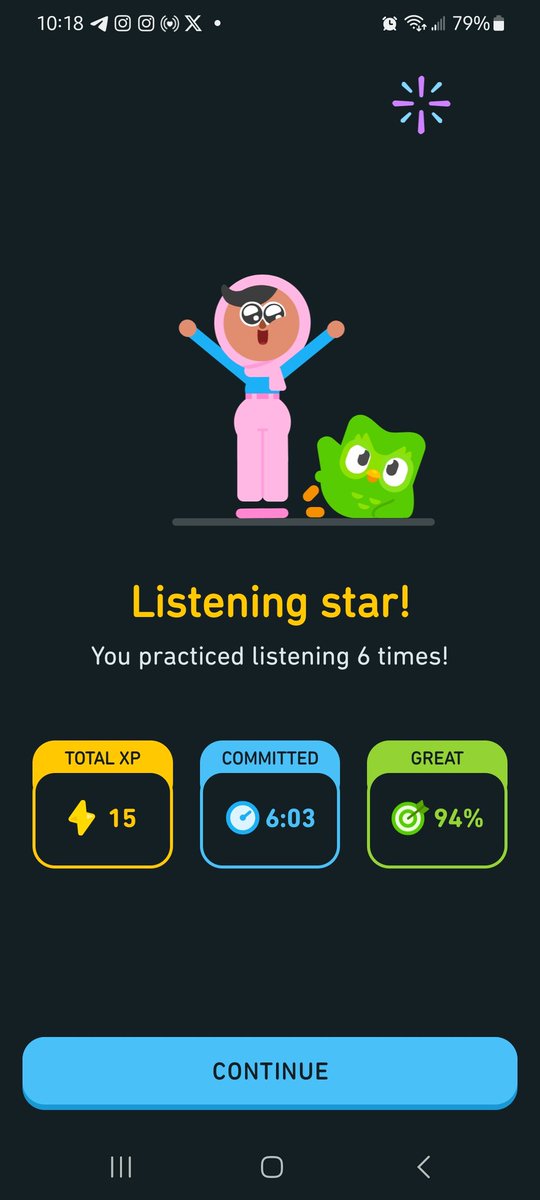 Check my grades, Make bathroom breaks fun 🤪 Learn a language with me for free! Duolingo is fun, and proven to work. Here’s my invite link: invite.duolingo.com/BDHTZTB5CWWKSI…