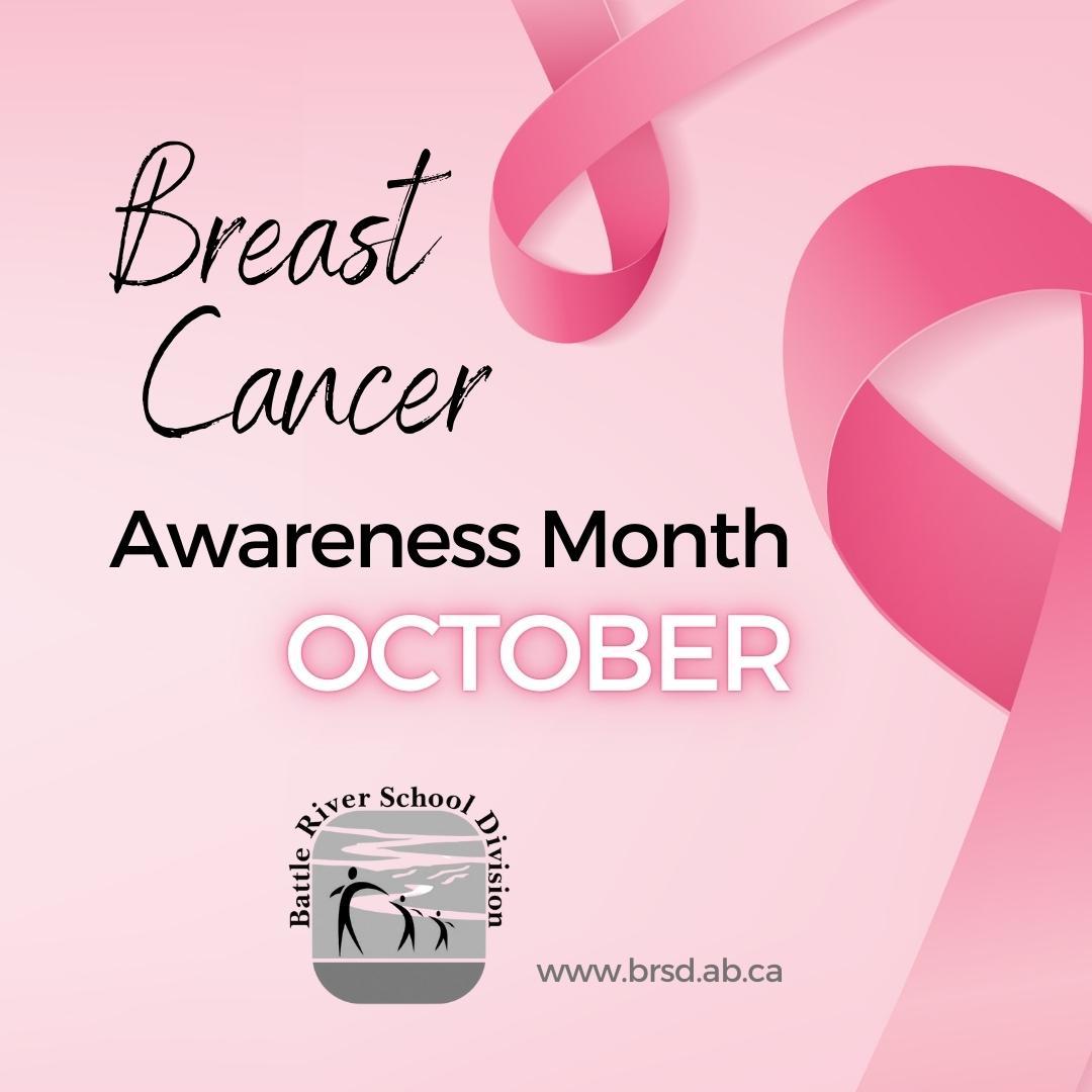Oct. is #BreastCancerAwarenessMonth. BRSD Director of HR, Laura Swanson, shares her message about breast cancer awareness. Wear pink. Early detection saves lives. youtu.be/yX1wg2GefeE #BreastCancerAwarenessMonth2023 #EveryStudentEveryDayaSuccess brsd.ab.ca
