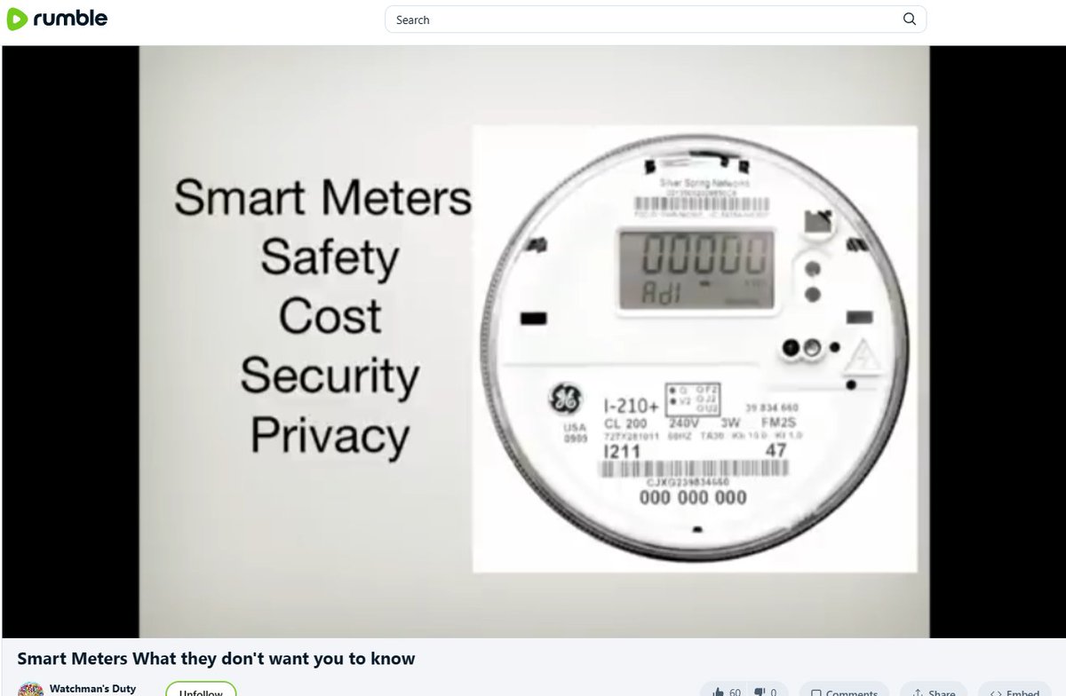 Susan_Dupres's tweet image. THE DOWNSIDE OF ADVANCED METERING INFRASTRUCTURE (AMI)
video: 
rumble.com/v388043-smart-…
#AdvancedMeteringInfrastructure
#AMI  
#smartmeters 
#WeAreWAState