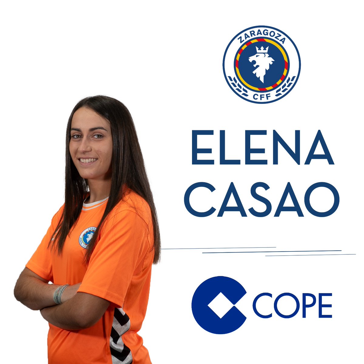 🎧 Medios

🎙 Nuestra guardameta <a href="/ElenaCasao/">Elena Casao</a> ha estado en la #TertuliadeMujeres de <a href="/CopeZaragoza/">Cope Zaragoza</a> junto a la Directora General de Deportes del <a href="/GobAragon/">Gobierno de Aragón</a>, <a href="/CrisGarciaT84/">Cristina Garcia</a>

👉 Escúchala: cope.es/emisoras/arago…

#ZaragozaFemenino 
#zaragozacff💙