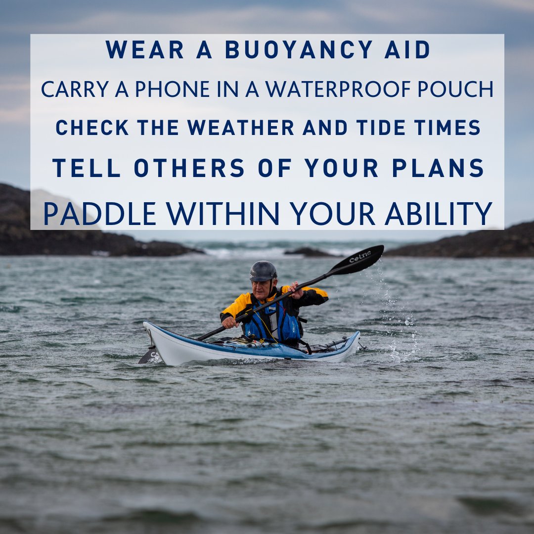 If you’re thinking of #kayaking at the coast, follow our tips to stay safe on the water. To prepare for future kayaking trips, visit our website: rnli.social/3rRrnmA

#SavingLivesASea @BritishCanoeing
