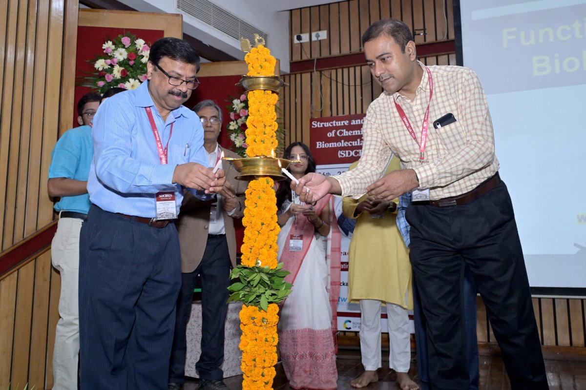 At the meeting Structure and Dynamics in Chemical and Biological Systems at the IIT Kanpur celebrating the 60th birthday of Prof. Amalendu Chandra.