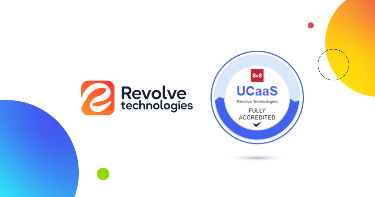 8x8 (@8x8) on Twitter photo Congrats to our partner, <a href="/RevolveTechInc/">Revolve Technologies</a>, for achieving full 8x8 accreditation in #UCaaS. This distinction means that Revolve can implement and deploy 8x8 solutions and help support the 8x8 customers of any sized business. Excited to work even closer with this team! #8x8Elevate Congrats to our partner, <a href="/RevolveTechInc/">Revolve Technologies</a>, for achieving full 8x8 accreditation in #UCaaS. This distinction means that Revolve can implement and deploy 8x8 solutions and help support the 8x8 customers of any sized business. Excited to work even closer with this team! #8x8Elevate