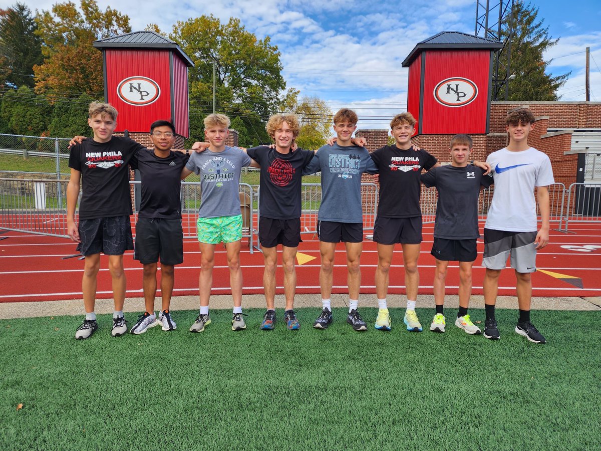 Athletics_NPHS's tweet photo. Congratulations to the New Philadelphia Boys' Cross Country Team as they qualified for the Division 1 Regional Cross Country Meet this Saturday, October 28th at Youngstown Boardman. https://t.co/uR6vtarsLd