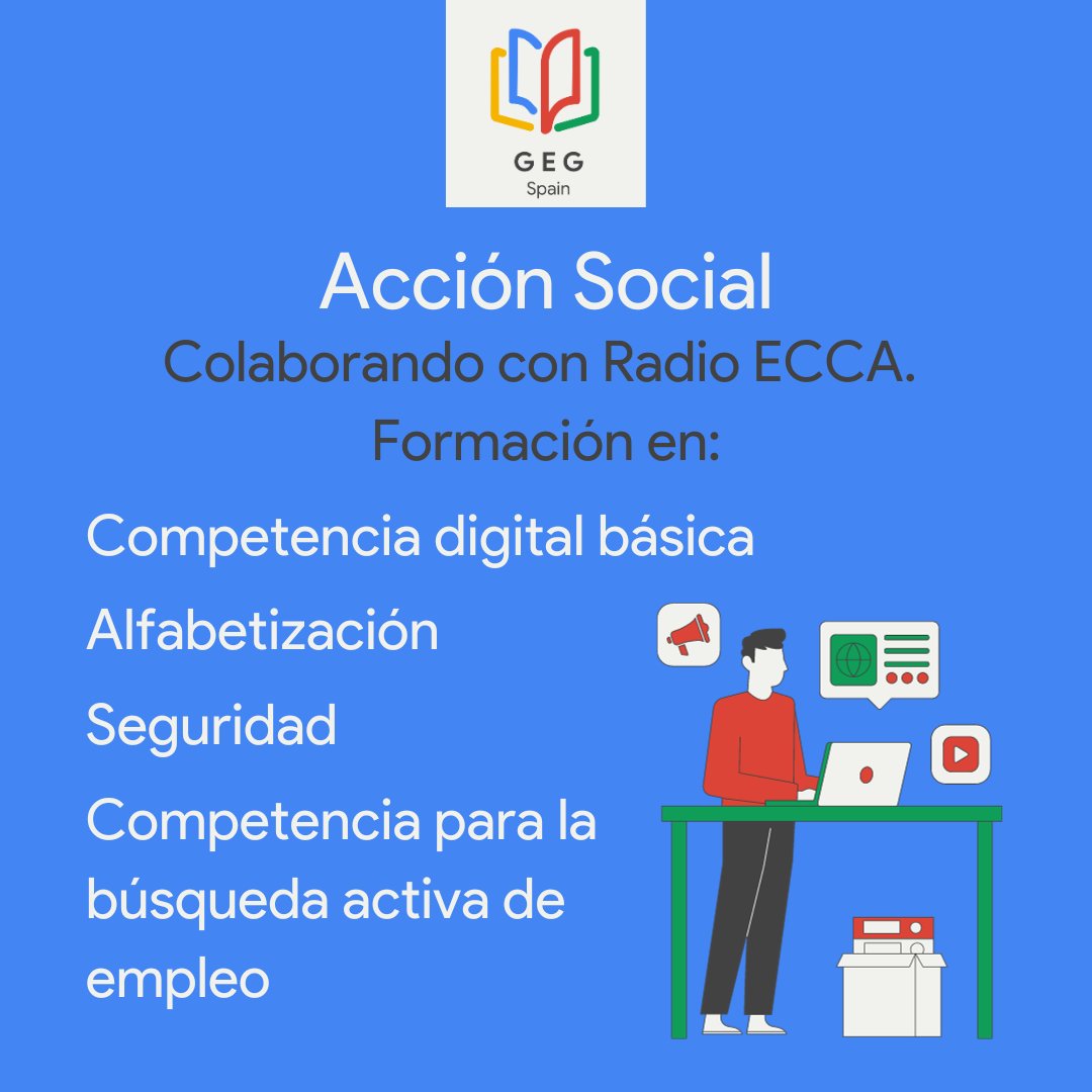 GEGSpain's tweet photo. Probablemente ya conozcas nuestros #eventoseducativos GEGSpain, ¿en qué otras acciones puedes colaborar? Echa un vistazo a estas imágenes y no olvides acceder a https://t.co/6hwu5tFO7u para más información. #innovacióneducativa #infantil #primaria #secundaria #bachillerato #fp https://t.co/A7mNTpItbL