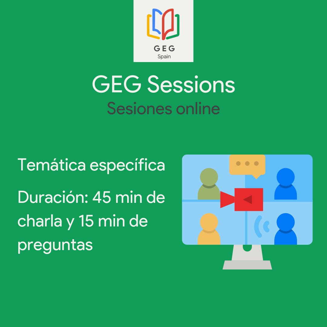 Probablemente ya conozcas nuestros #eventoseducativos GEGSpain, ¿en qué otras acciones puedes colaborar? Echa un vistazo a estas imágenes y no olvides acceder a transformacioneducativa.es para más información. #innovacióneducativa #infantil #primaria #secundaria #bachillerato #fp