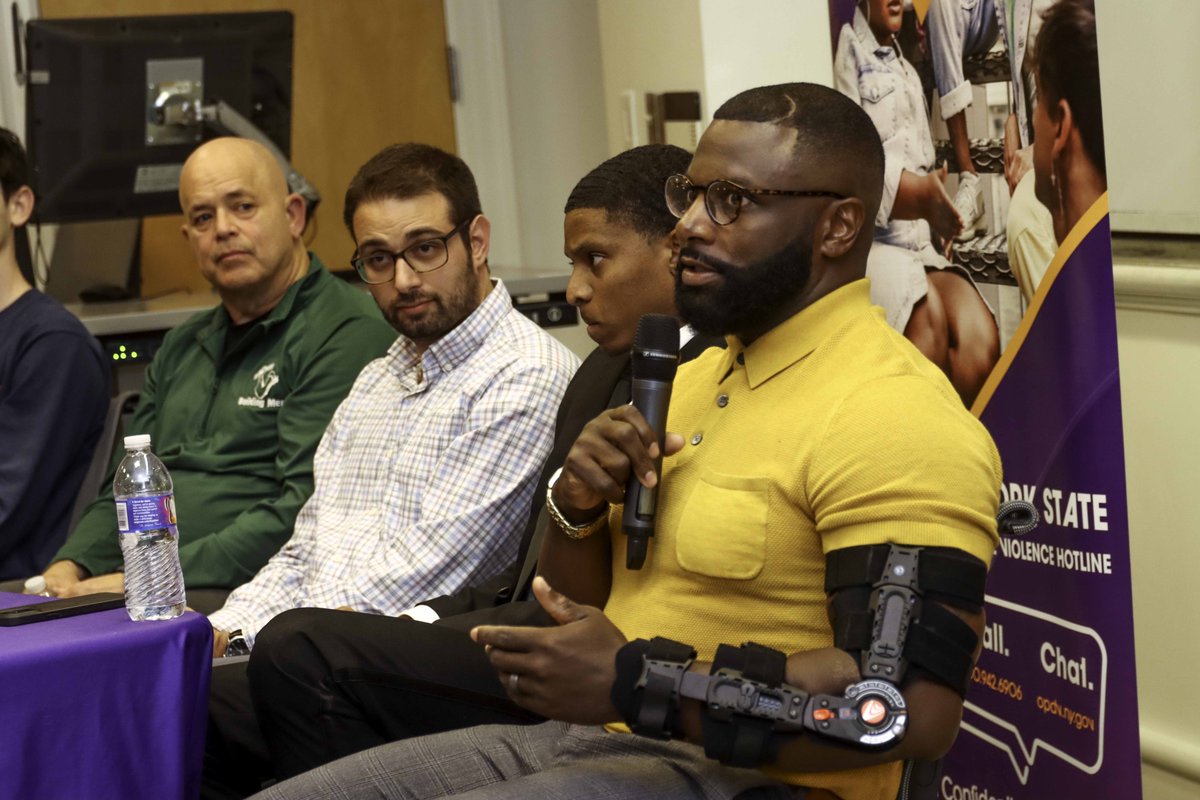 NYSOPDV (@nysopdv) on Twitter photo Thank you, <a href="/DonMcPherson/">Don McPherson</a> and all members of our panel, for a truly powerful discussion on #ModernizingMasculity and how men & boys can join the fight to end #GenderBasedViolence! Did you miss the livestream, or want to watch again? Watch it here! ow.ly/Ik9w50Q1cCB Thank you, <a href="/DonMcPherson/">Don McPherson</a> and all members of our panel, for a truly powerful discussion on #ModernizingMasculity and how men & boys can join the fight to end #GenderBasedViolence! Did you miss the livestream, or want to watch again? Watch it here! ow.ly/Ik9w50Q1cCB