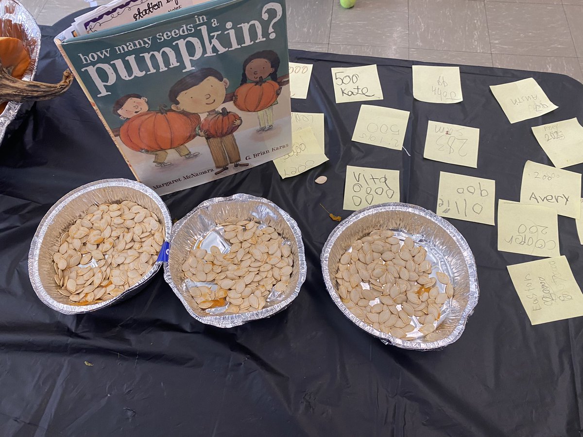 MrsFrazee1st's tweet photo. Meet a new member to our class Jack! Happy National Pumpkin Day! Firsties had tons of fun with math! @NavesinkSchool @MrJesseHerbert @MTPSpride https://t.co/bZPVZ9DjMl