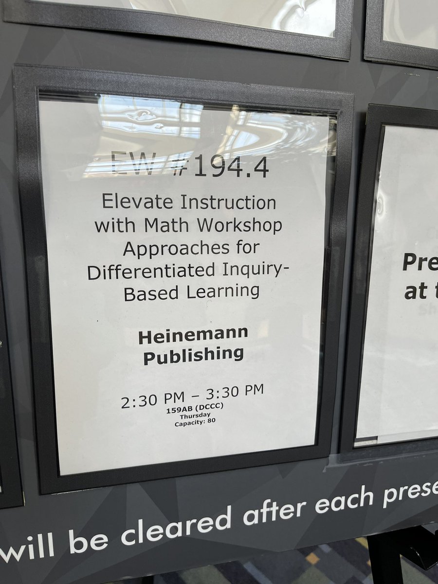 Ferrara (@teachferrara) on Twitter photo Awesome Math Workshop refresher by <a href="/Lempp5/">Jennifer Lempp</a> Let’s all end our focus lessons while our students are in engagement and not compliance- let’s
make the students the stars of our class not teachers <a href="/MathematicsFcps/">FCPSMathematics</a> <a href="/FCPSR2/">FCPS Region 2</a> <a href="/VictorLeonPowe1/">Victor Leon Powell</a> Awesome Math Workshop refresher by <a href="/Lempp5/">Jennifer Lempp</a> Let’s all end our focus lessons while our students are in engagement and not compliance- let’s
make the students the stars of our class not teachers <a href="/MathematicsFcps/">FCPSMathematics</a> <a href="/FCPSR2/">FCPS Region 2</a> <a href="/VictorLeonPowe1/">Victor Leon Powell</a>