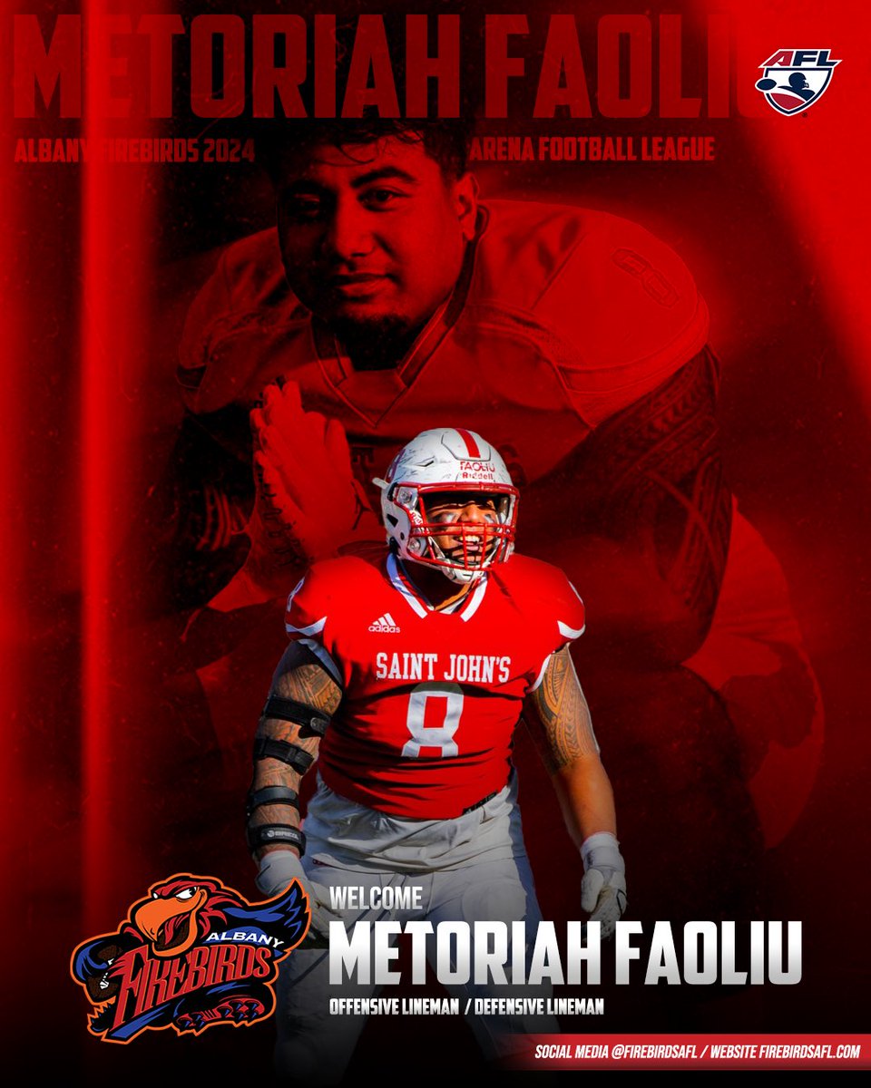 Welcome, Metoriah Faoliu! 🔥🦅

➡️ <a href="/metoriah93/">metoriah faoliu</a> 

Offensive Lineman / Defensive Lineman