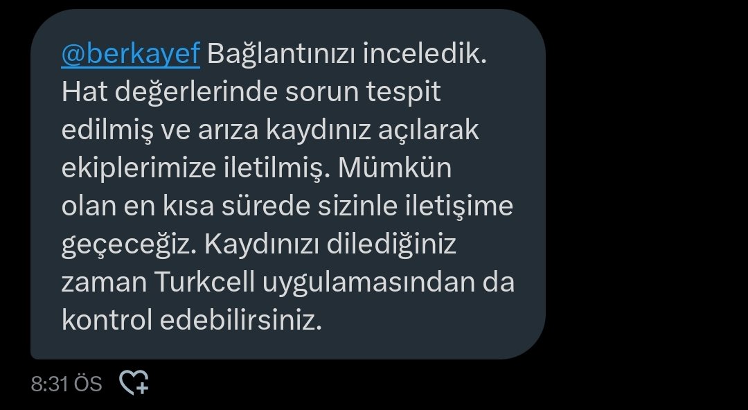 berkayef's tweet photo. @TurkcellHizmet @Turkcell Evet geçtiğiniz. Daha önce de iletişime çok geçtik hiç bir çözüm olmadı. Hatta telefonda bana 22.00'a kadar aranabileceğim ve bir çözüm üretileceği söylendi fakat hiç bir gelişme söz konusu değil. İletişim dediğiniz de bu. Zaten telefonda da aynı şey söylendi bana. Çözüm? https://t.co/lvDqHkoSdt