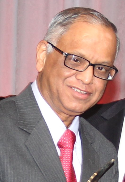 Narayan Murthy, Infosys Co-founder,,
soft core sanghi, investor in Right Wing Propaganda website OpIndia.

Few months ago his wife was preaching about humility,

And today he has come up with an oinion to change India’s work culture suggesting 70-hours work week for youngsters.