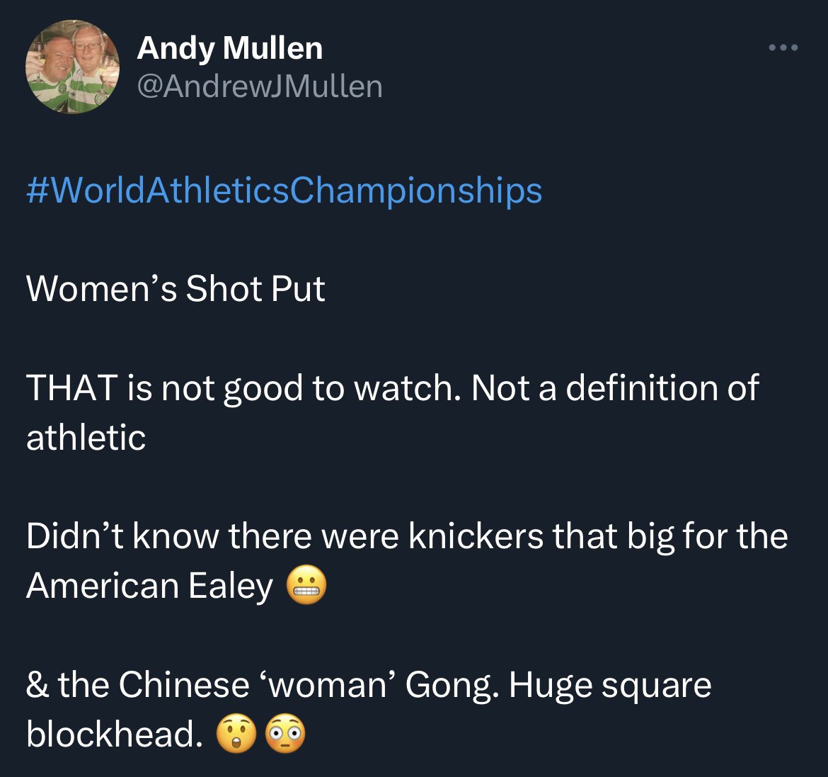 oioisue's tweet photo. Racist ✅
Islamophobic ✅
Misogynist ✅
Genocide apologist ✅

YOU humiliate our club. You vile, disgusting, old man. https://t.co/TejyNMMquS