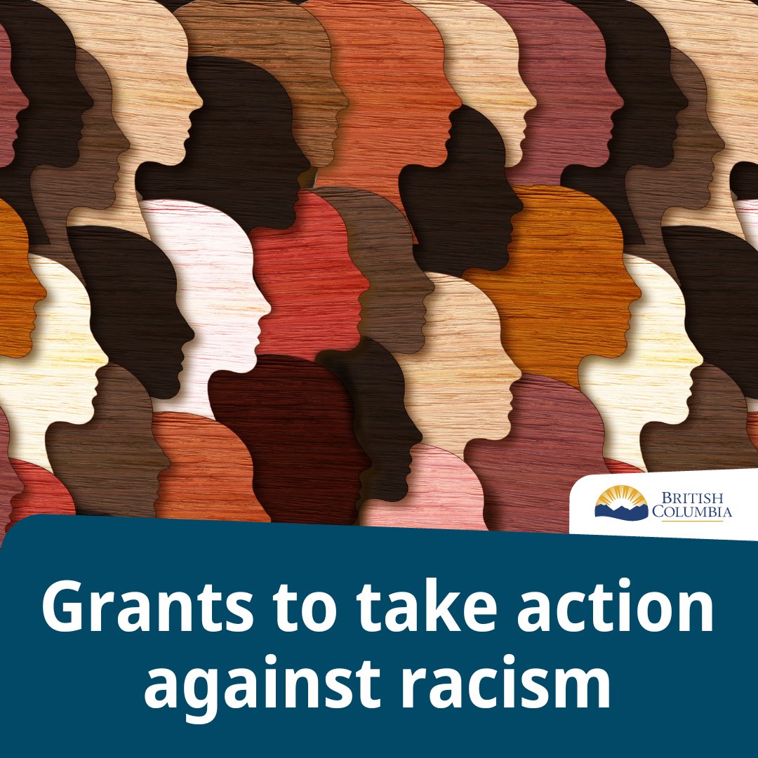 Attention📣 GRANTS AVAILABLE! Is your non-profit or organisation eligible for a Multiculturalism & Anti-Racism Grant? Upto $5k in funding for #AntiRacism projects. 👉 Find out here & apply before Nov 20: www2.gov.bc.ca/gov/content/go… #bcpoli #nonprofits