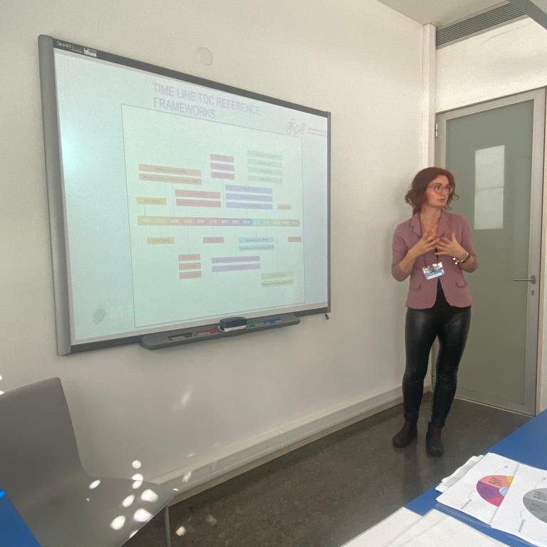 argeturv's tweet photo. Ha estat enriquidor poder compartir l'eina #COMDIDA (autoavaluació #CDD) amb docents i investigadors d'arreu d'Europa durant l'#ATEE2023
Gràcies al seu feedback, continuarem millorant i fonamentant la part internacional de l'Observatori de Competència Digital en Educació #ocode https://t.co/tHDZT6E7KE