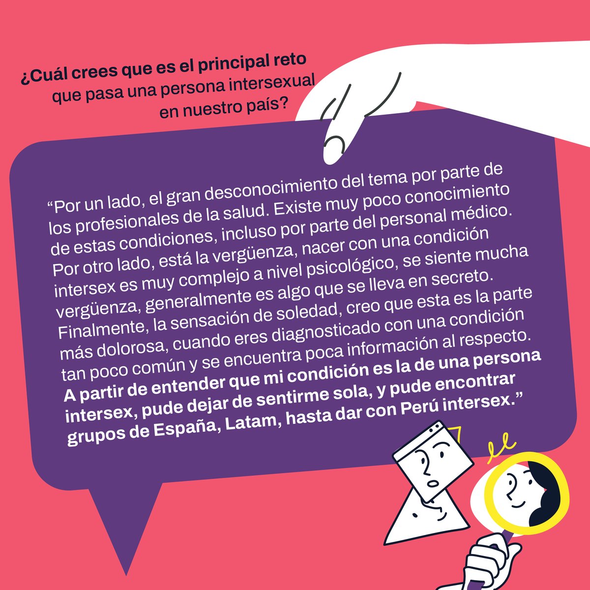 itgetsbetterpe's tweet photo. Recuerda que no estás solx, Si te identificas con la historia de Sara puedes contactar a @Peru_Intersex https://t.co/yhiaUS9dfz