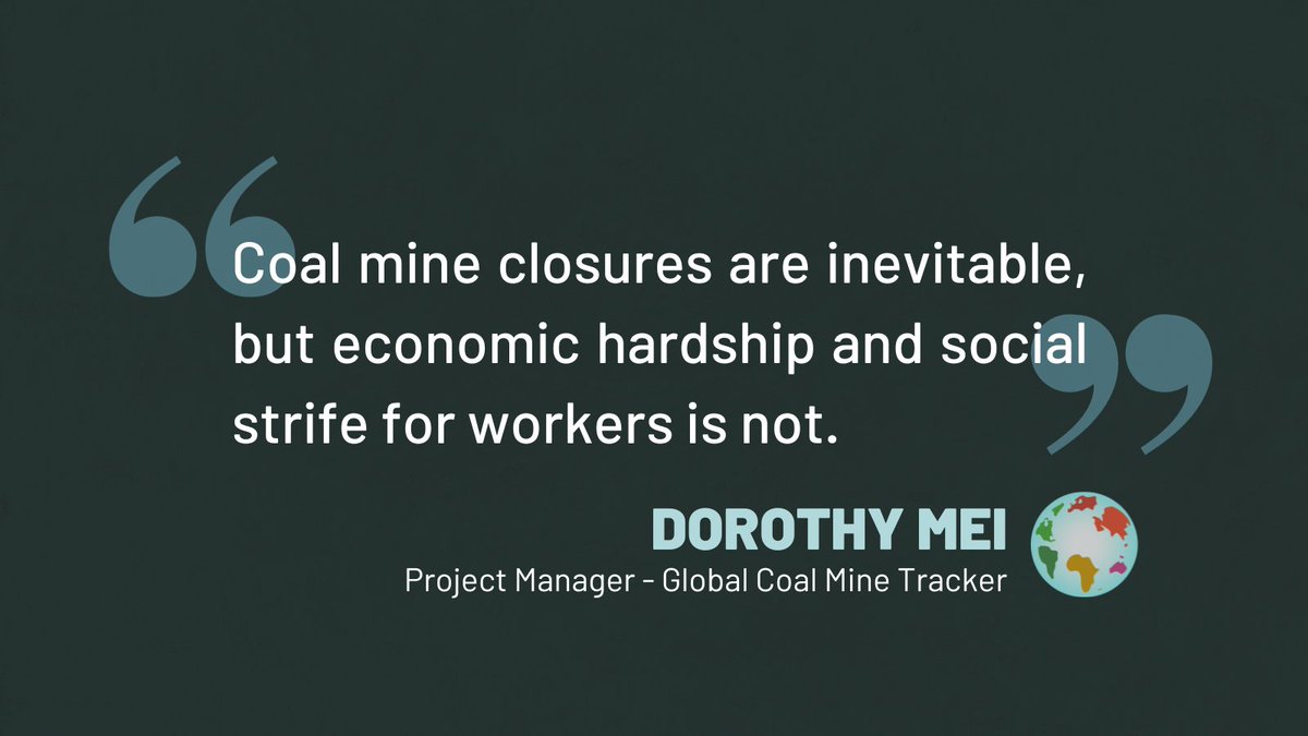 💡 Did you know? On average, 100 miners per day could face unemployment by 2035 as the coal industry winds down. Learn more in our new report 📑: bit.ly/3rNpQyb