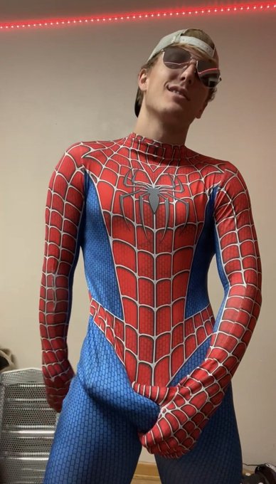 Can I shoot my web on you? 😏 https://t.co/gVxl6SjHZt