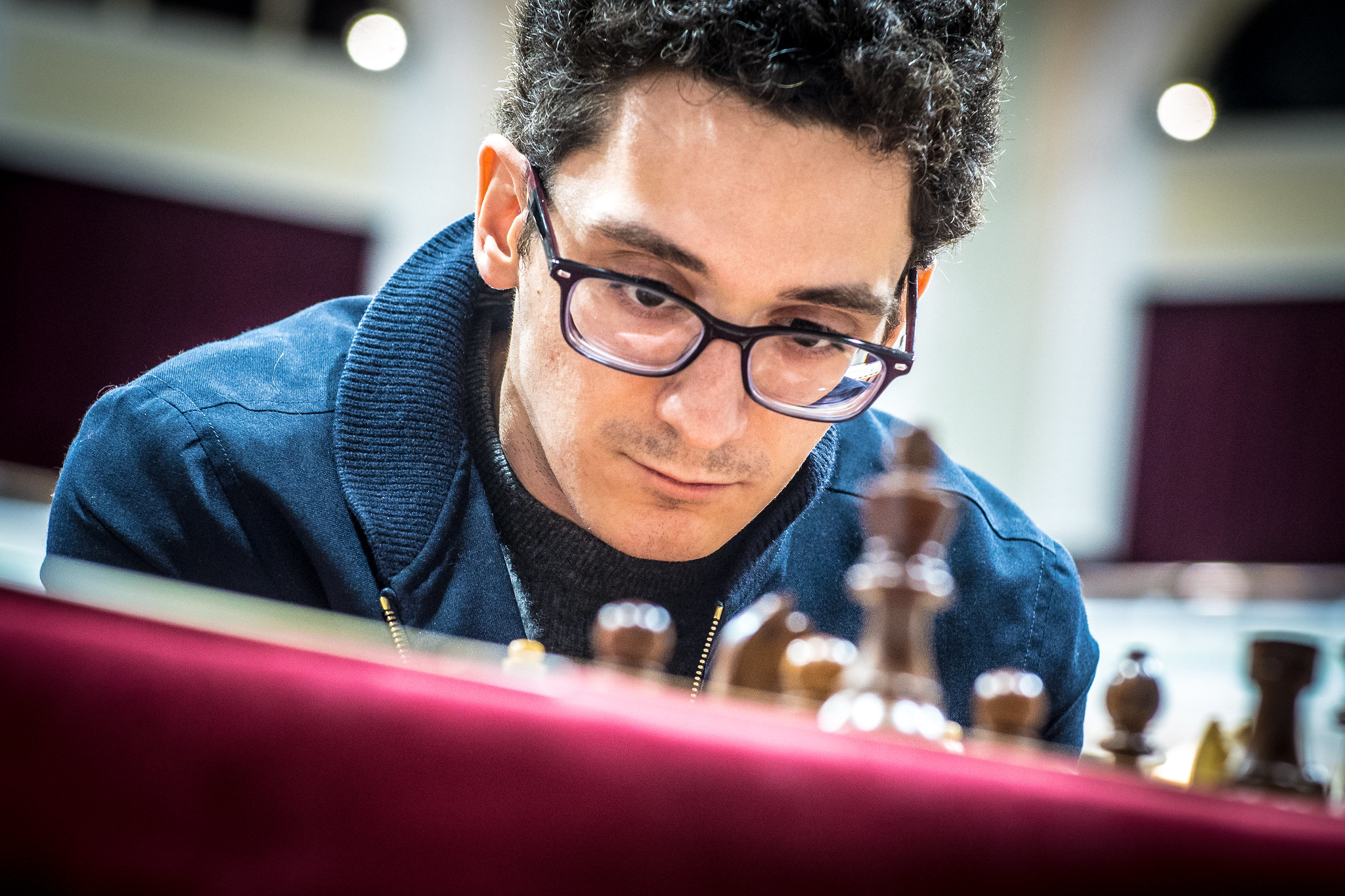 ChessBase India on X: Fabiano Caruana vs Hans Niemann! Round 2 at the @FIDE_chess Grand Swiss 2023. Who do you think will triumph? / X