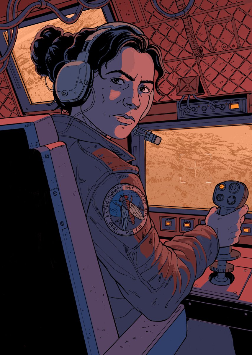 I used a lot of AI generated images to communicate some of the ideas in 'Horse Fly' and was amazed by the results.

But those AI images don't work without the bedrock of <a href="/LaurieGreasley/">Laurie Greasley</a>'s concept art of Cameron.
#conceptart #characterdesign #illustration #Filmmaking