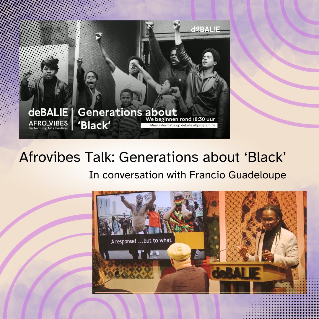 RePrEurope's tweet photo. 𝗙𝗿𝗮𝗻𝗰𝗶𝗼 𝗚𝘂𝗮𝗱𝗲𝗹𝗼𝘂𝗽𝗲, one of our researchers, recently participated in a conversation between various generations about the concept of #𝗕𝗹𝗮𝗰𝗸𝗻𝗲𝘀𝘀 and #𝗕𝗹𝗮𝗰𝗸𝗶𝗱𝗲𝗻𝘁𝗶𝘁𝘆. Watch the recording through the link in our bio! #NWOResearch #Identiteit https://t.co/smZTzkvHmB