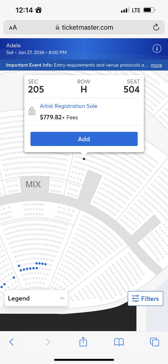 Jennyar27's tweet photo. Dear @Adele @CaesarsPalace , as much as I would love to go, see you on my birthday January 27Th I can’t afford you tickets are too pricey 😓😢😭#Adele #pricey #expensive #sad #caesarpalace https://t.co/NgAuFmTuBT