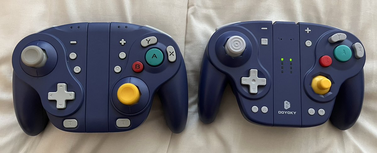 I got the Doyoky GameCube controller and already like it more than NYXI one. But I still don’t like the extra buttons especially the ones on the back.