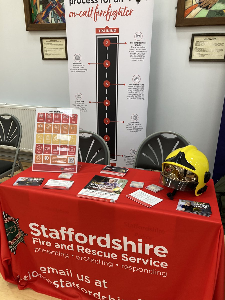 Some absolutely great questions about @StaffsFire #careers from the students today @StMargaretWard Catholic Academy #FireService #careers #inspiringfuturegenerations #future #inquisitiveminds #positiveaction #fireservicejobs