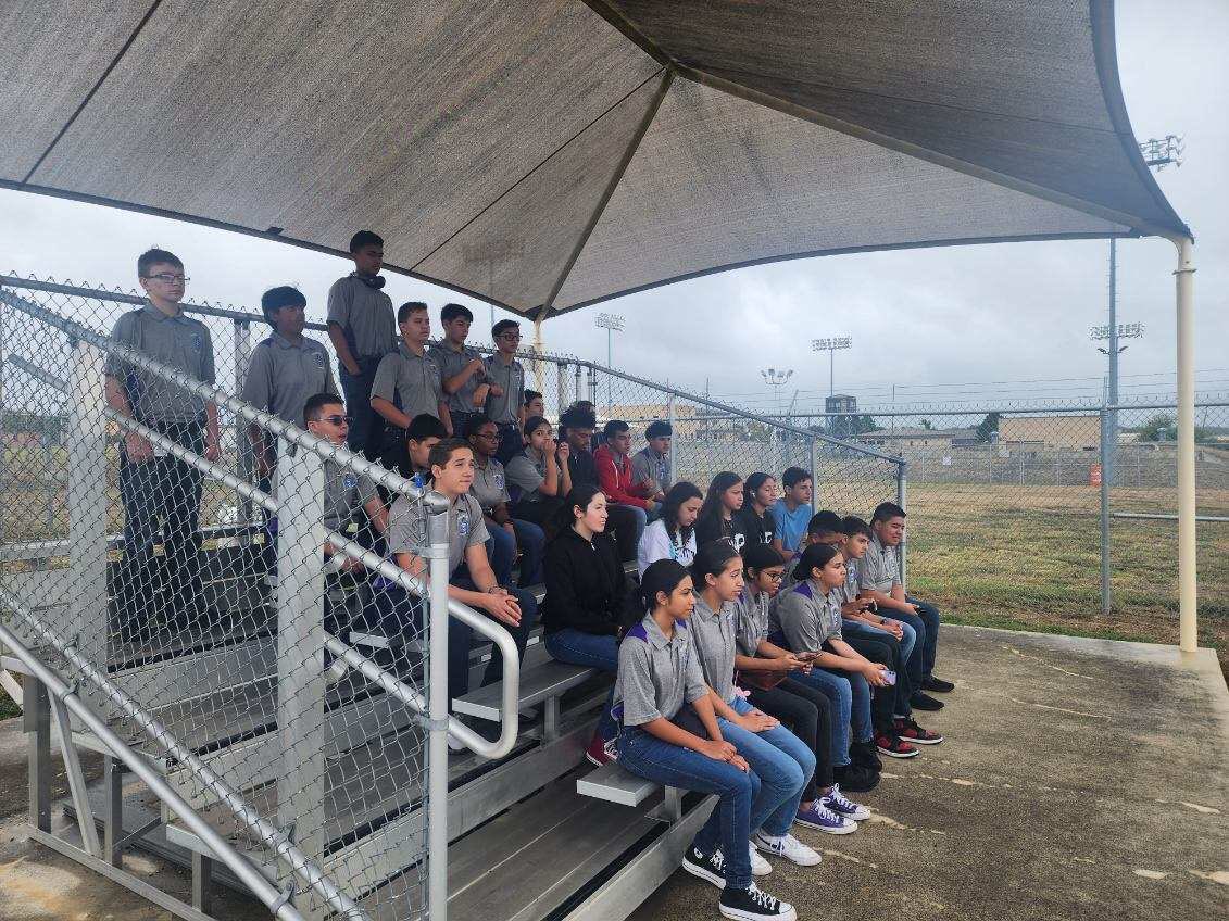 warrenafjrotc's tweet image. Warren AFJROTC Cadets and athletes visited Lackland AFB today - rain or shine they were determined to learn and have fun. BMT Graduation Parade, MWD Demo, Security Forces Museum and lunch at the dining facility “winning” #AFJROTC #TeamWarren @melg2005 @NISDWarren