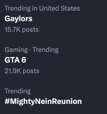 i mean at least oNE good thing is happening tonight