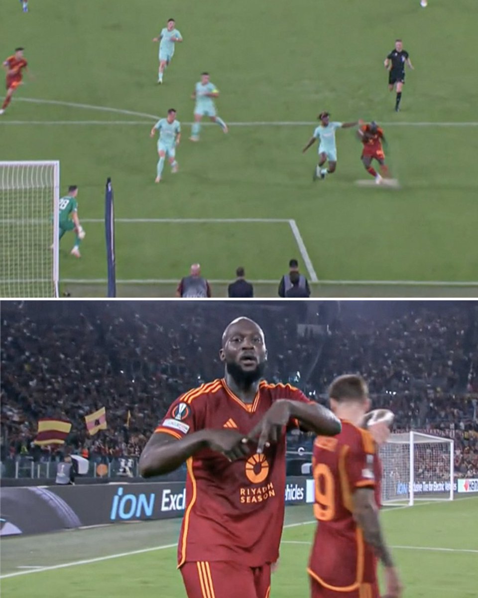 ESPNFC's tweet photo. Romelu Lukaku makes it 2-0 Roma!

He's scored in 14 straight Europa League games 🤯

Can't stop scoring 😤 https://t.co/B5jKayEbmQ