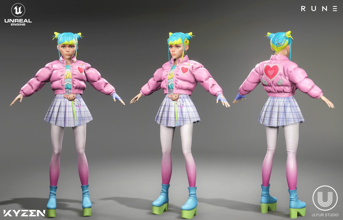 L_Chrysanthi's tweet photo. I had the awesome opportunity to work with the amazing team in Ulfur Srudios and create character assets and props for the game @projectkyzen  developed by Rune Entertainment! 😀

Artstation post: https://t.co/BlzgjqGF1y

#stylized #3dcharacter #realtimecharacter #gameart https://t.co/802bOHSiJY