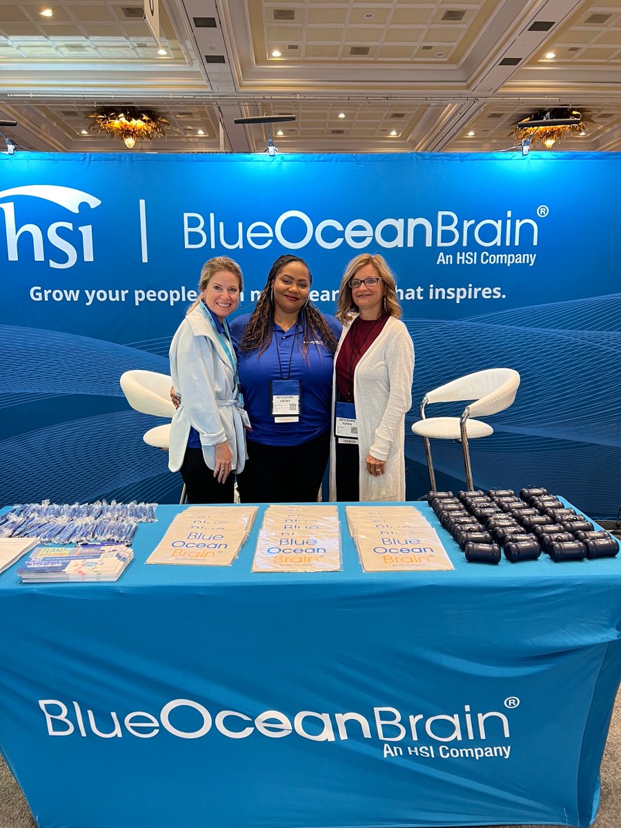 BlueOceanBrain's tweet image. If you're at #DevLearn2023, come say hi! We're at Booth #813!