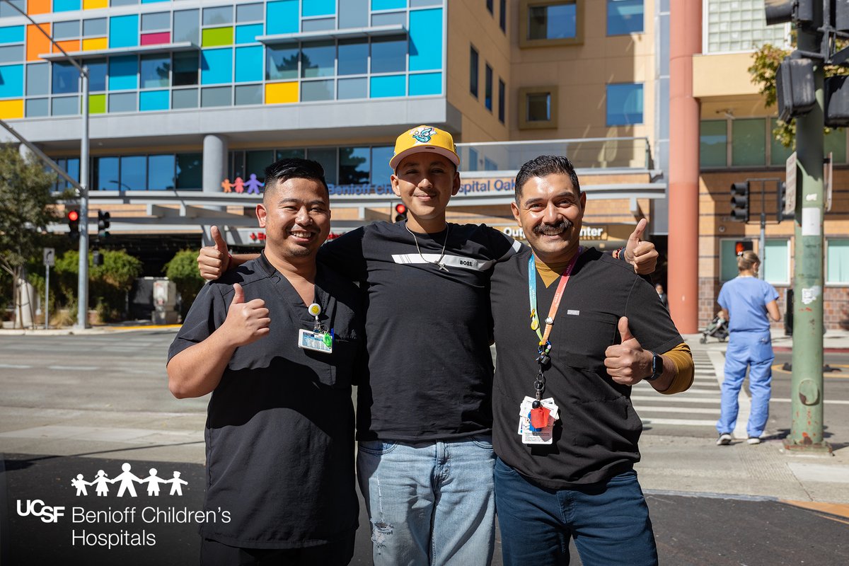 UCSFBenioffOAK's tweet photo. THANK YOU to former leukemia patient, Jesse Coronado, for raising more than $20,000 for our Oakland hospital’s oncology unit! Jesse organized a two-day “charrería” to raise these important funds &amp; presented the check to his former care team from our 5 South unit! https://t.co/ZBi6VlbygP