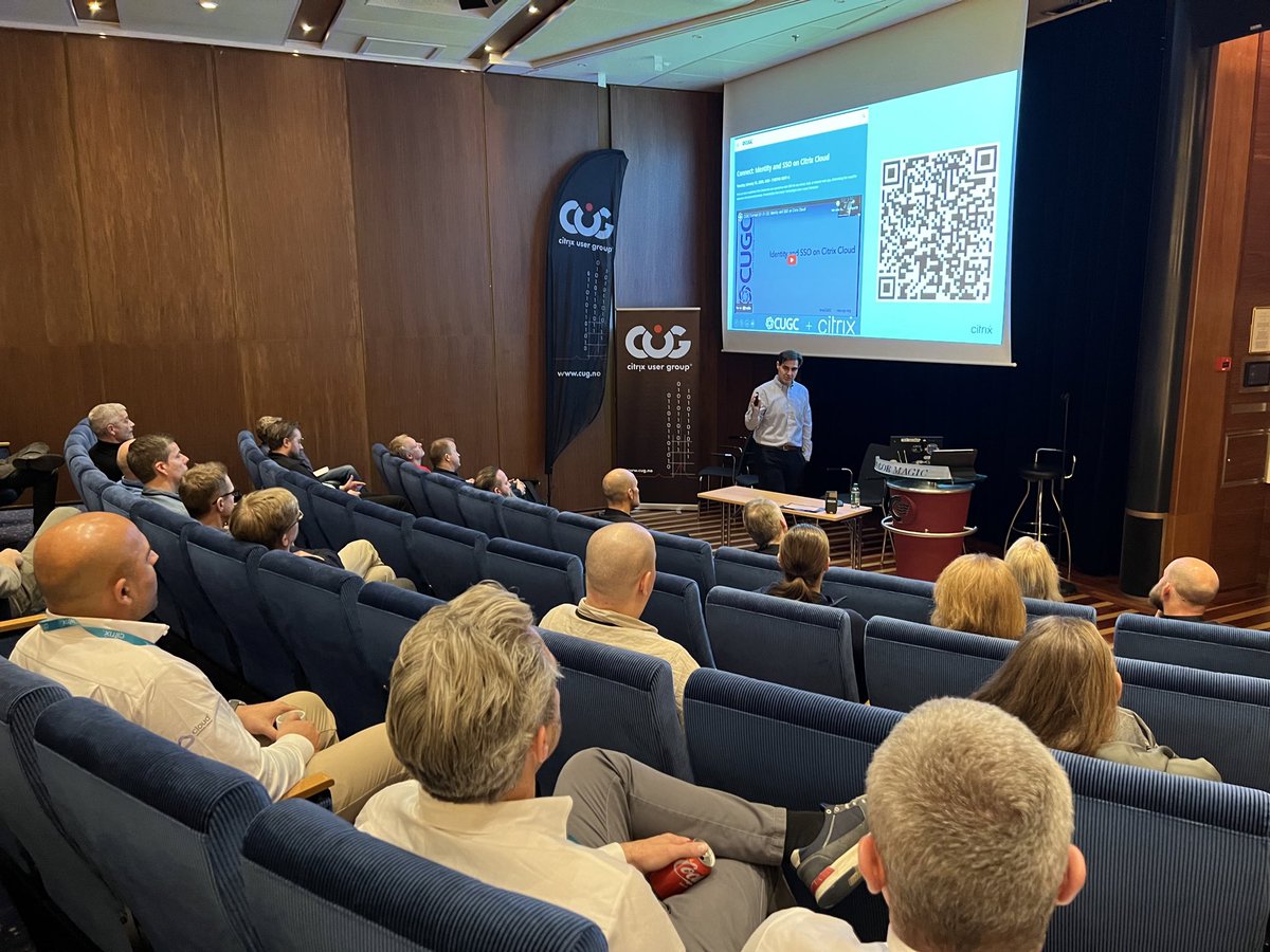 JustSchwendi's tweet image. While I was sharing latest of Citrix Monitoring (Director, Monitor, Analytics, Probes) @JavierLSantacru was diving deep on W365, AzureAD and non-domain joined desktops delivered and managed with Citrix DaaS at #CUGtech Norway