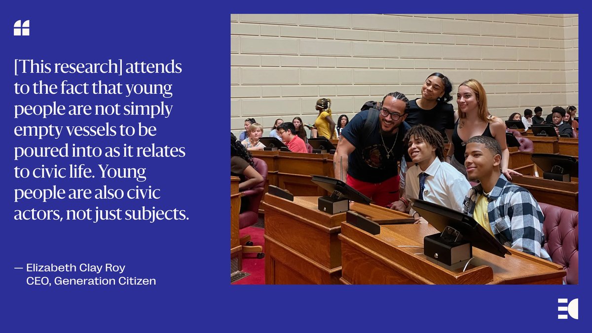 Today is Vote Early Day! A new study shows getting young people to vote could increase their parents’ political participation, too. EC partner @gencitizen has a number of recs for harnessing age diversity to foster civic participation. Learn more: bit.ly/3SaaChy