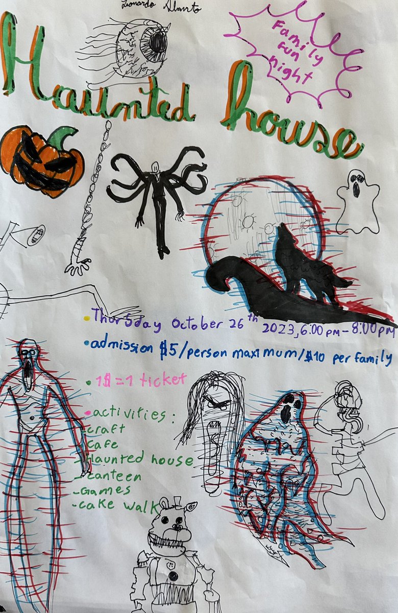 We are getting ready for our Family Fun Night! There is REALLY a haunted room <a href="/ISEShrsb/">InglisStreetSchool</a> !