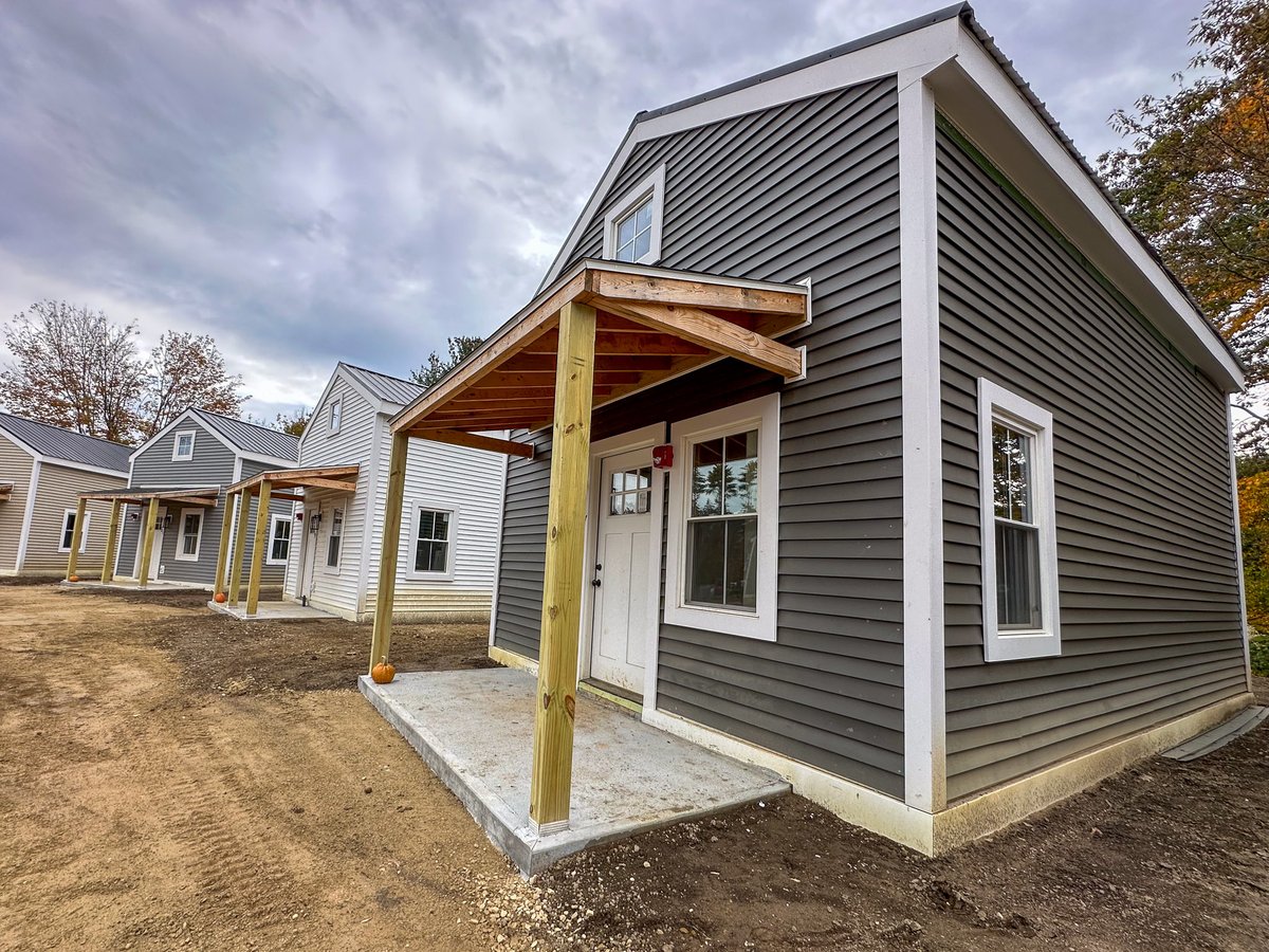 REDC attended the ribbon-cutting ceremony for the opening of the Cottages at Back River Road in Dover, NH. These homes will provide affordable housing to their employees and the public. 

Congratulations,John and Maggie! 👏

#NHHousing #NewHampshire #NHNews #TinyHomes