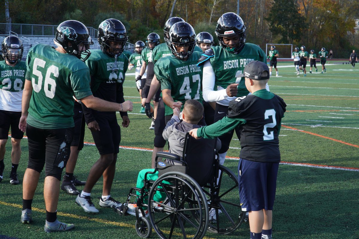 ncbison's tweet image. Thank you for stopping by AJ and you are welcome anytime to practice or a game.

AJ was recently diagnosed with an inoperable cancerous brain tumor (DIPG) on September 29th. AJ loves football and fishing.

gofund.me/a849f74e

#AJStrong #BisonPride