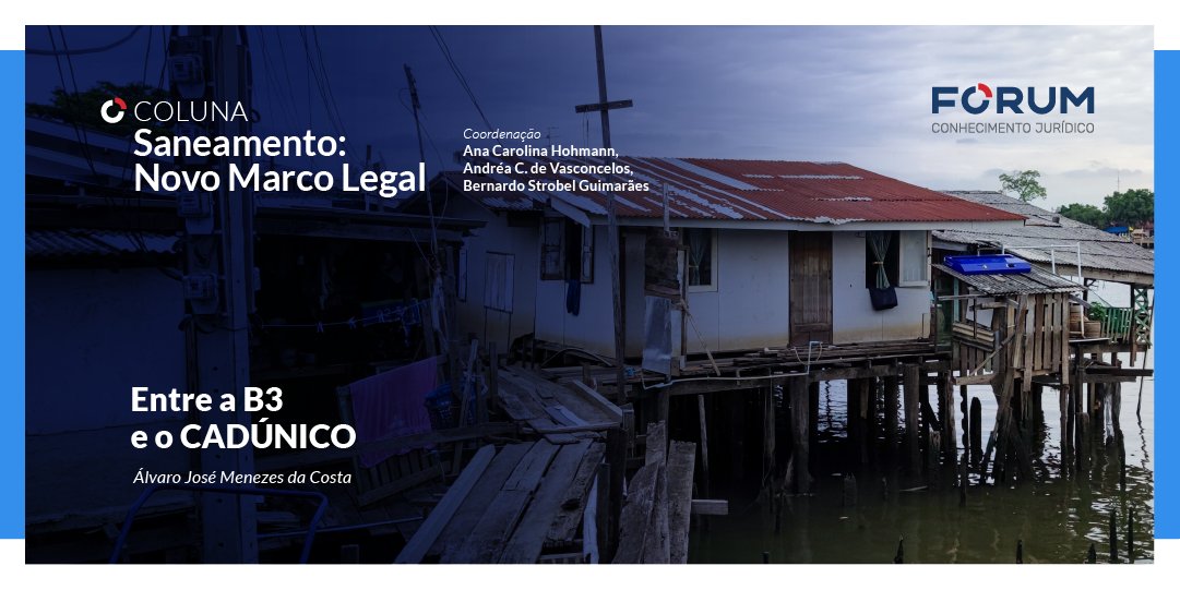 Confira o artigo do autor Álvaro José Menezes da Costa para a Coluna Saneamento: Novo Marco Legal desta semana. 

Leia na íntegra: editoraforum.com.br/noticias/entre…

#saneamento #novomarcolegaldosaneamento
