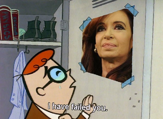 Acabo de decirle tal cual a la tele que esta Lanata.