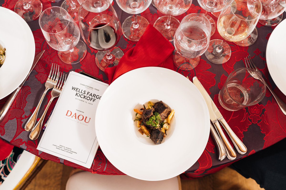 We have exciting news!!

<a href="/CLTWineandFood/">Charlotte Wine & Food</a> (CW+F) raised over $160,000 at the 10th Annual <a href="/WellsFargo/">Wells Fargo</a> Kickoff dinner ft. <a href="/DAOUvineyards/">DAOU Family Estates</a> held at the Foundation For The Carolinas on Thursday, October 12 - a kickoff event record! 

📸: Josh Bannen Photography