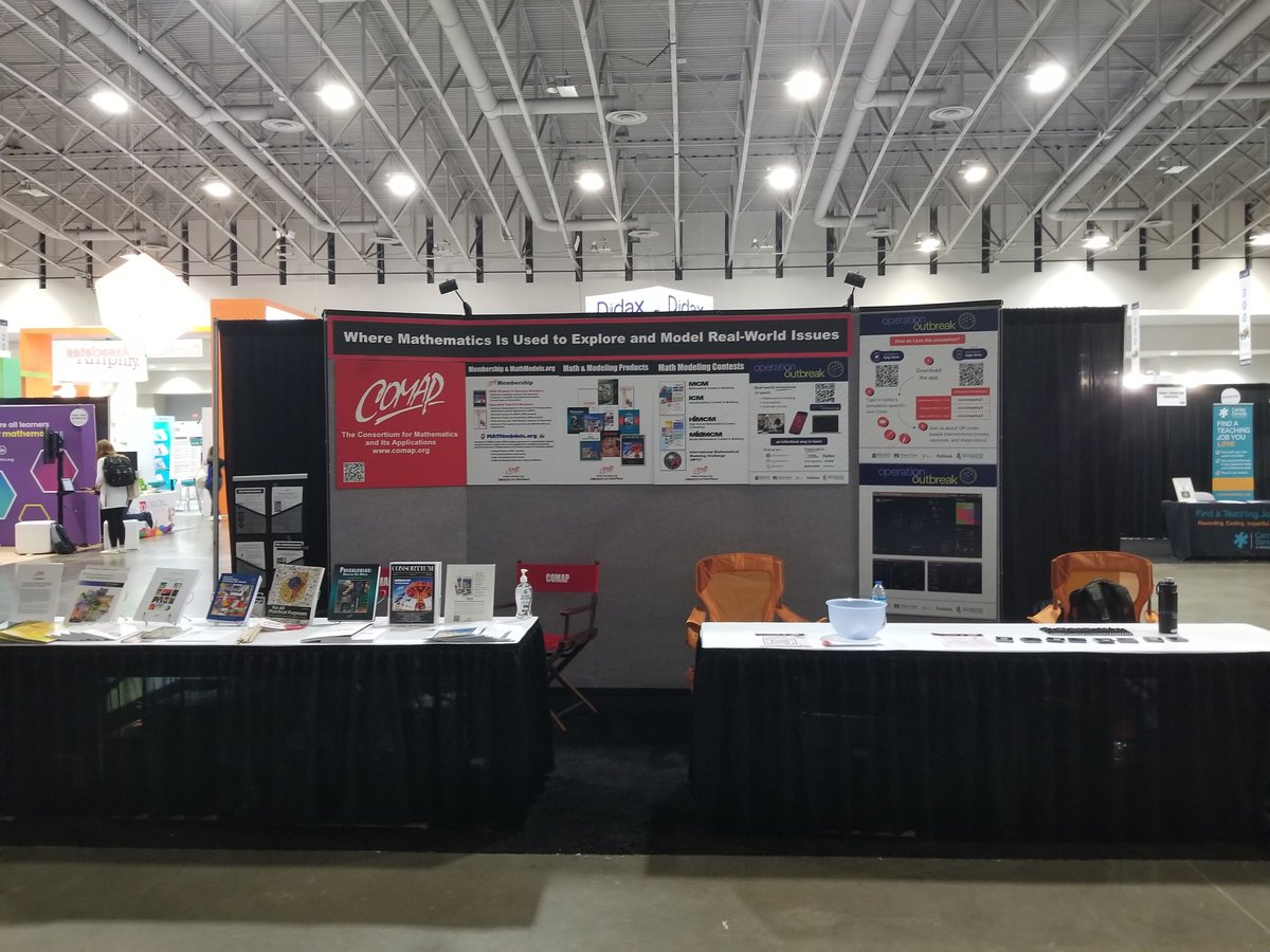 OutbreakEdu's tweet image. It's wonderful to be with @COMAPMath here at #NCTMDC23! If you're here, come find us at booth 726. 

Do you want your students to see real-world applications of the #statistics they learn in the classroom? We will help you do it!