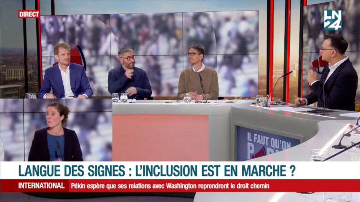 🗣Langue des signes : l'inclusion est-elle en marche ? 🤟
➡ Pour en parler sur le plateau de <a href="/LesNews24/">LN24</a>, <a href="/NicolasHanquet/">Nicolas hanquet</a> , Aspirant <a href="/frsFNRS/">F.R.S.-FNRS</a>  Université Saint-Louis - Bruxelles <a href="/UNamur/">UNamur</a> :
➕ Le lien pour revoir l'émission : ln24.be/videos/2023/10…