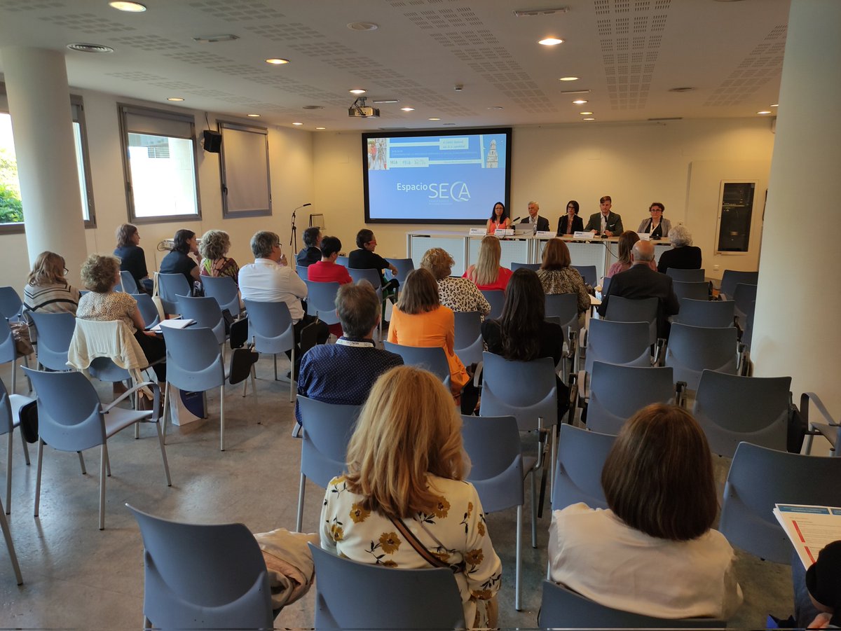 CalidadAsistenc's tweet photo. ¿Qué trabajo están desarrollando los grupos de trabajo internos de @CalidadAsistenc? En el último #EspacioSECA de #SECA23 conocemos las 4 secciones del Observatorio de Innovación en Áreas de Conocimiento y los primeros proyectos ⬇️
https://t.co/ImWa1hoY4y https://t.co/IleGJp9Boc