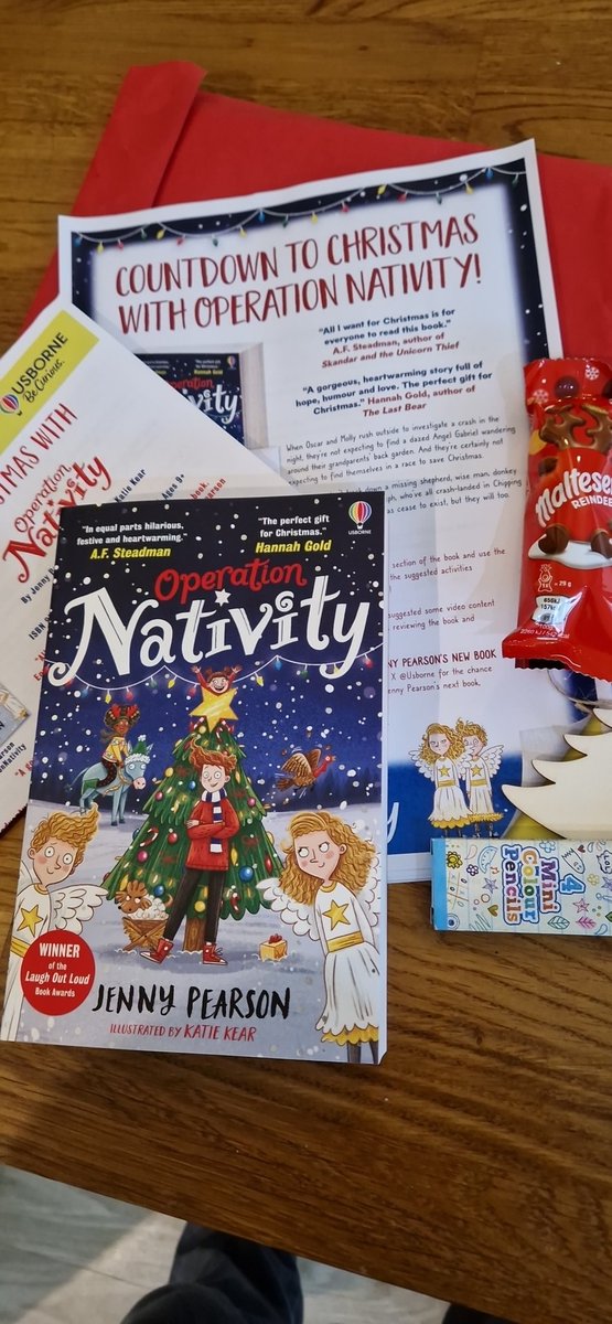 richreadalot's tweet photo. Its Christmas!!! Well....not really, but nearly, and @J_C_Pearson 's
#OperationNativity will definitely get you in the mood if you're not quite feeling it yet!
Thanks @Usborne @FrithaL ❤️📚🎄 https://t.co/voo6dkr3WP